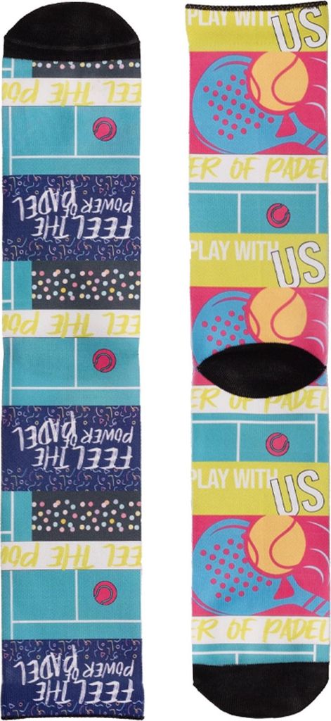 Socken Spüren Sie die Kraft von Padel Softee Estampado 35-38