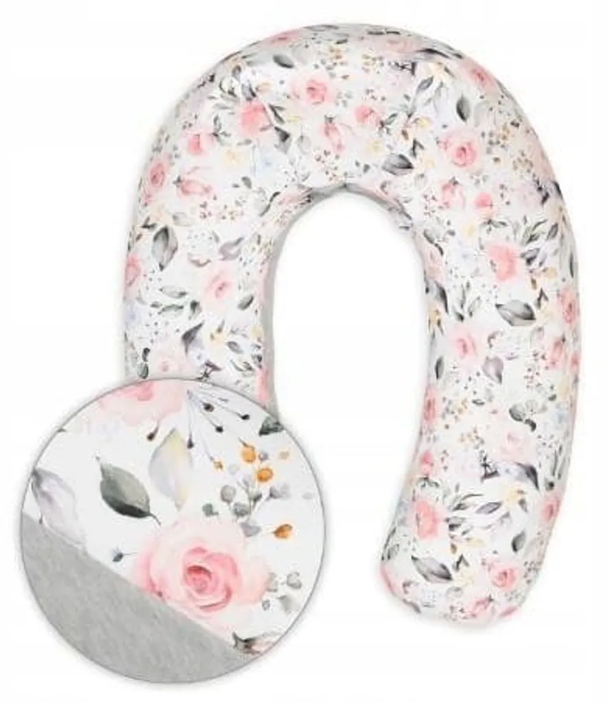 Soulager le mal de dos : coussin d'allaitement Babymatex 190 cm fleurs