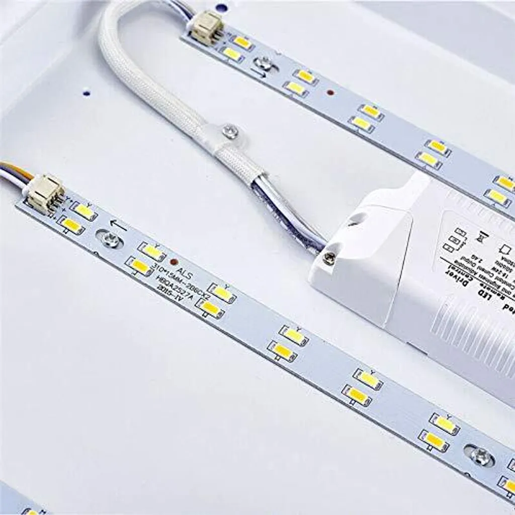 Plafonnier LED 72W Dimmable JNGLGO Rectangulaire avec Télécommande - 9