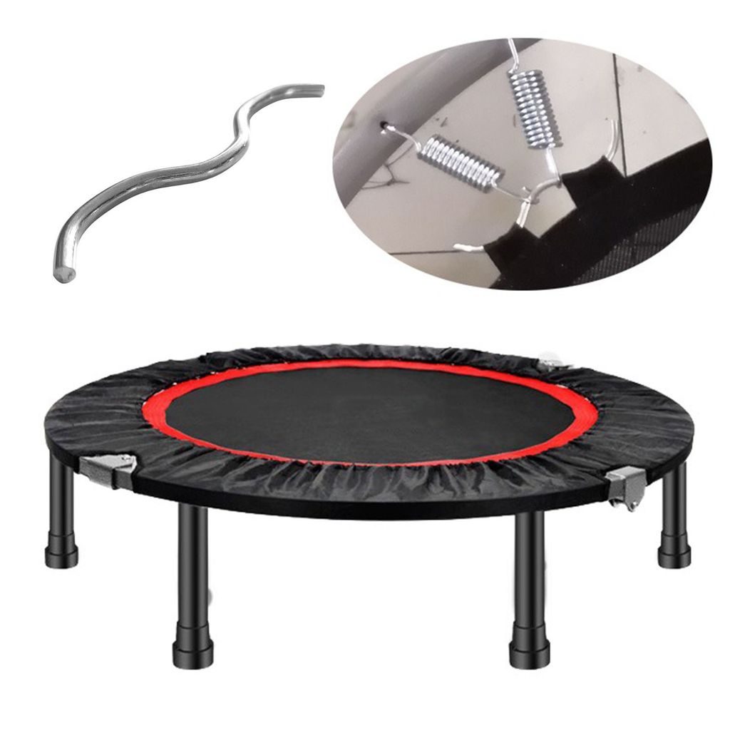 Hochstabiles Trampolin mit W-Haken, Trampolin-Eisenstangen-Drahtverbinder, Haken, Ersatz-Trampolin-Zubehör