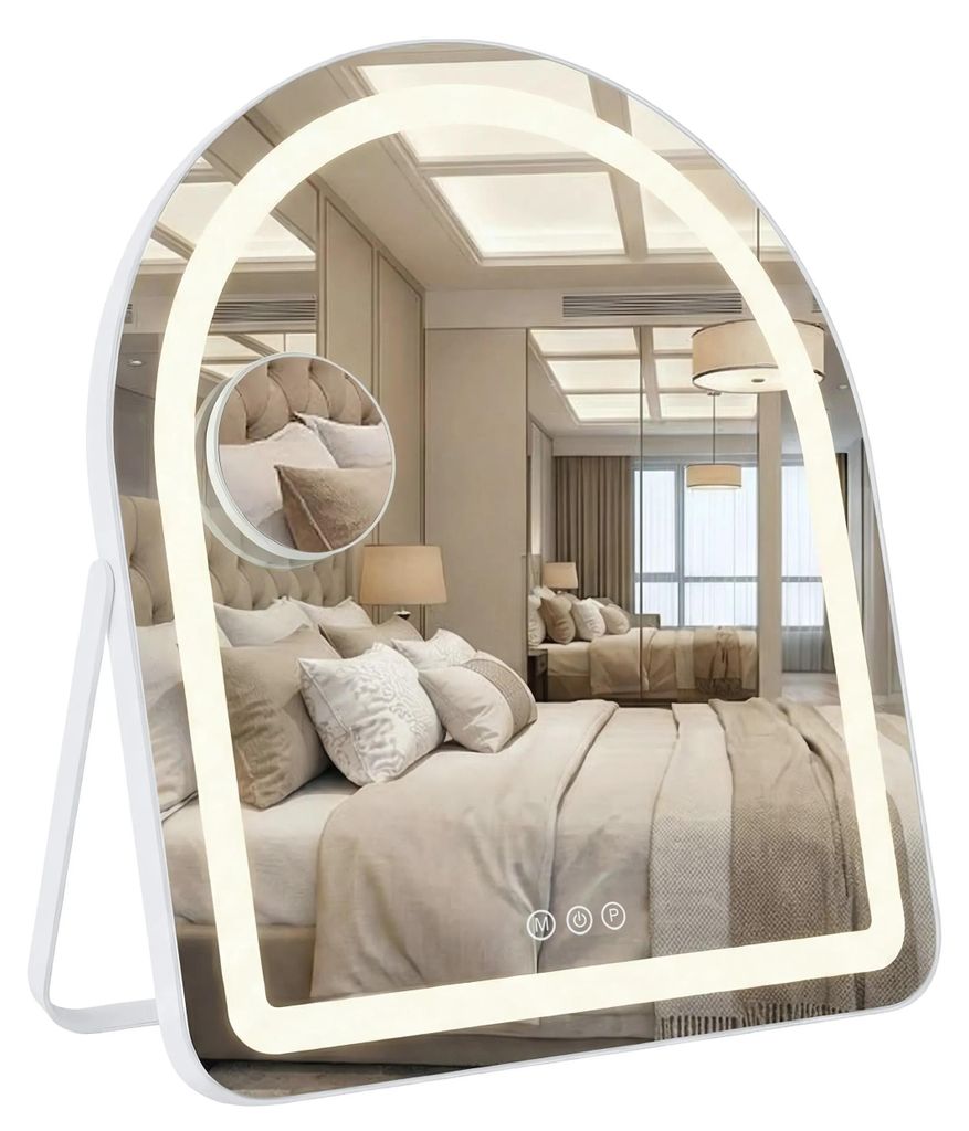 Zrkadlo Rea Glam 40X45 Led Biela Obrázok produktu 
