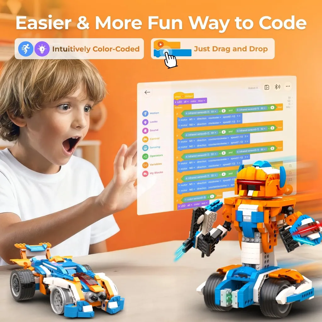Robot programmable éducatif STEM 12 modèles avec application dédiée 600p - 2