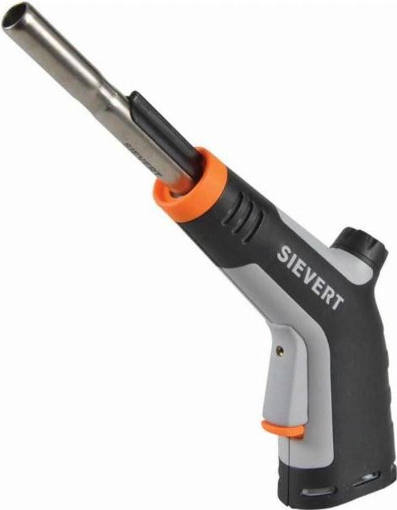 Sievert 253547 PowerJet Blowtorch Set – Profi-Lötbrenner mit Piezo-Zündung & 8707 Standardbrenner für universelle Anwendungen