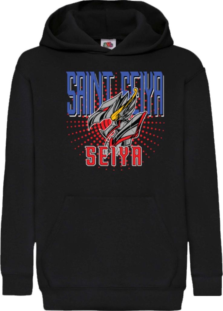Kinder Kapuzenpullover Japan Anime Manga Saint Anime Seiya Taurus Taurus, 7-8 Jahr - 128 / Schwarz