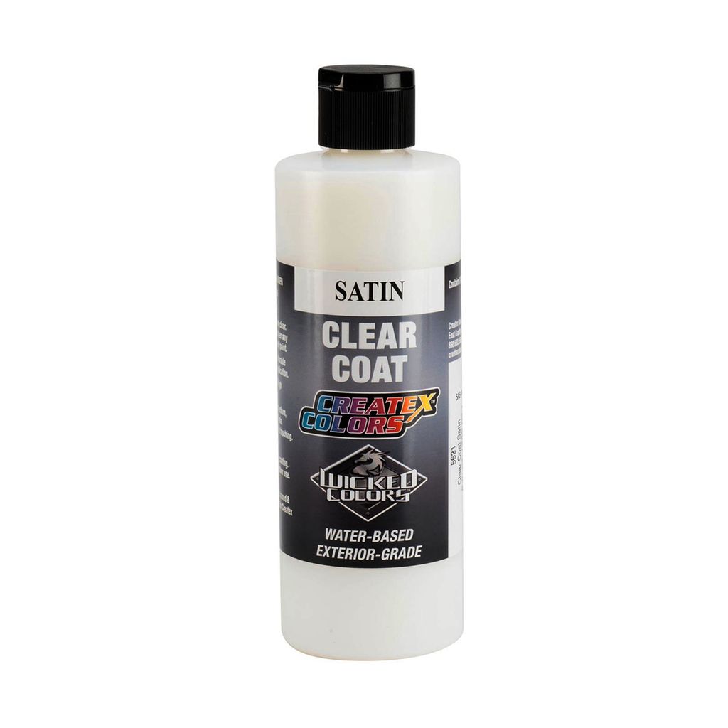 CREATEX 5621 Clear Coat Satin 60ml Airbrush Farbe Acryl Klarlack Seidenglanz