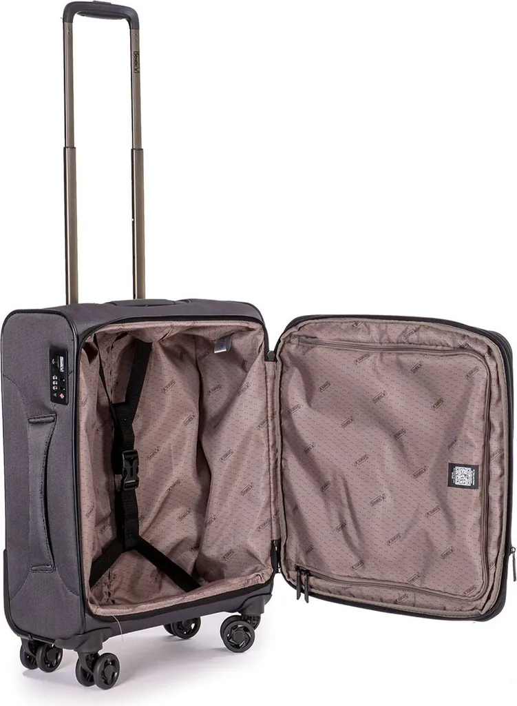 Valise cabine Stratic Bendigo Light Plus 54 cm à 4 roulettes multidirectionnelles - 9