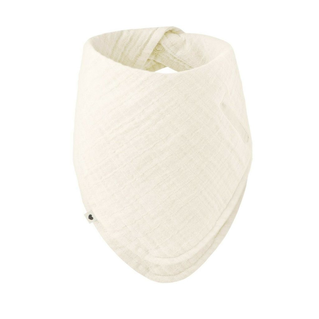 BIBS Bandana Bib Halstuch aus Musselin 100% Baumwolle 0m+(Ecru / Ivory)