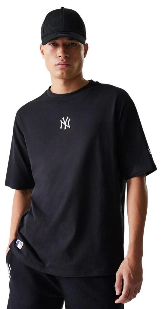 New Era Herren T-Shirt MLB League Essential Oversized New York Yankees black L