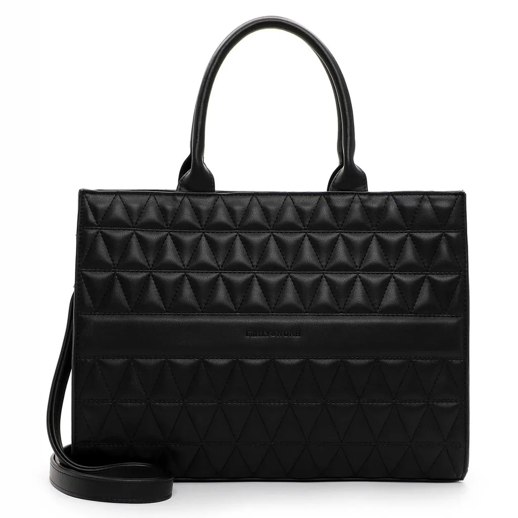 E&N Donatella Borsa Nera Emily & Noah | Shopper Raffinata Donna