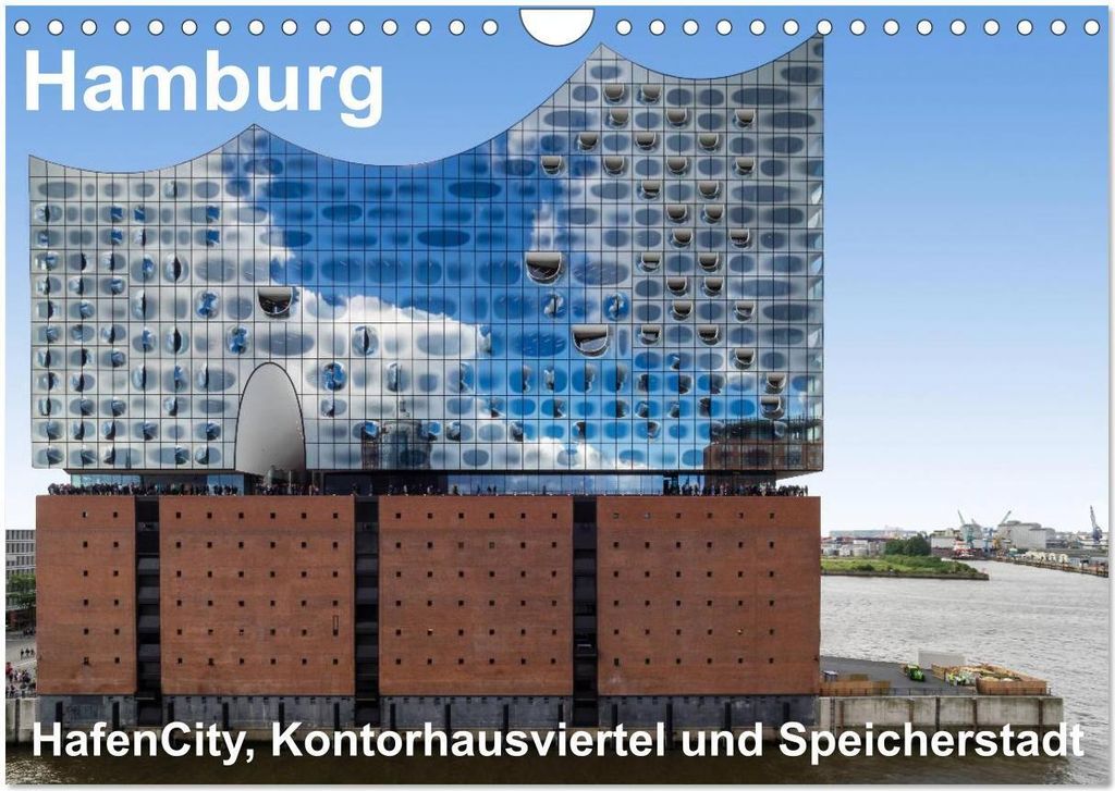 Hamburg. HafenCity, Kontorhausviertel und Speicherstadt. (Wandkalender 2026 DIN A4 quer), CALVENDO Monatskalender