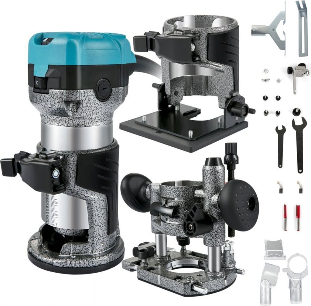 Einhand-Holzoberfräse 710 W Elektrohand-Holzoberfräse 33000 Produktbild 
