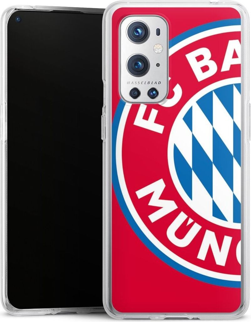DeinDesign Handyhülle für OnePlus 9 Pro Silikon Hülle Case Smartphone Schutzhülle FC Bayern München FCB Offizielles Lizenzprodukt
