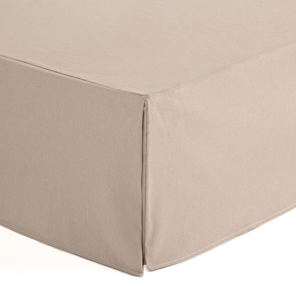 Boxspring Bedcover 200 x 190/200 cm Bruin Productafbeelding 