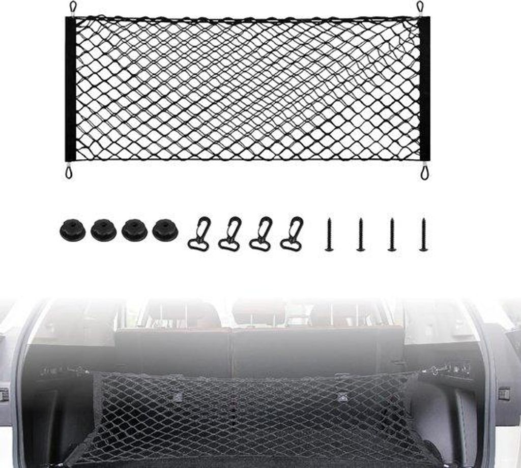 Famanu Aufbewahrungsnetz 90x40 cm für Lkw, Auto oder Boot – Produktbild 