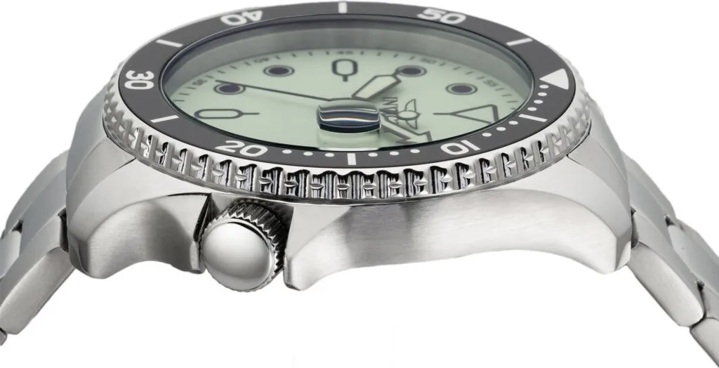 Invicta Pro Diver 48370 Orologio da uomo - Movimento quarzo - Acciaio inossidabile con quadrante nero - 46 mm