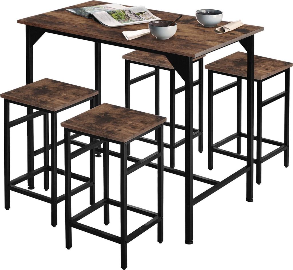 TecTake 404306, Holz, 4 Sitz(e) Produktbild 
