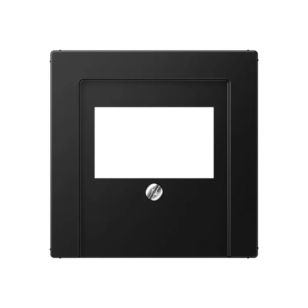 Couvercle Jung A569BFPLTSWM pour prise TAE série A gamme graphite mat