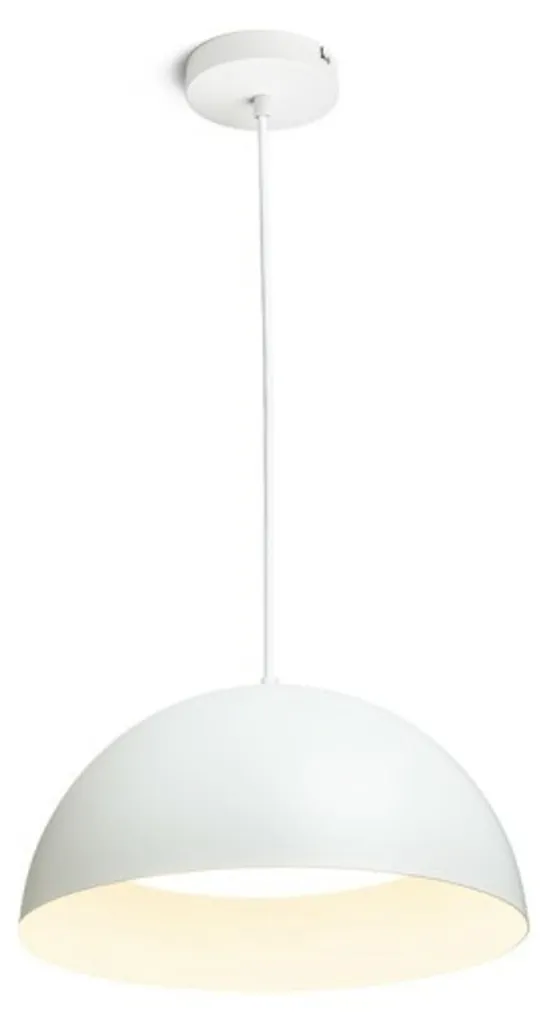 Suspension Rendl Gladys 40 blanc R14111 design épuré 230V E27 30W