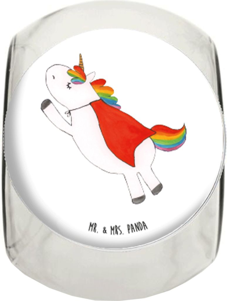 Mr. & Mrs. Panda Kaffeedose Einhorn Geburtstag L 870ml - Weiß - Geschenk, Vorratsbehälter, Geburtstagsgeschenk, Bonbonglas, gewürzglas, Unicorn,...