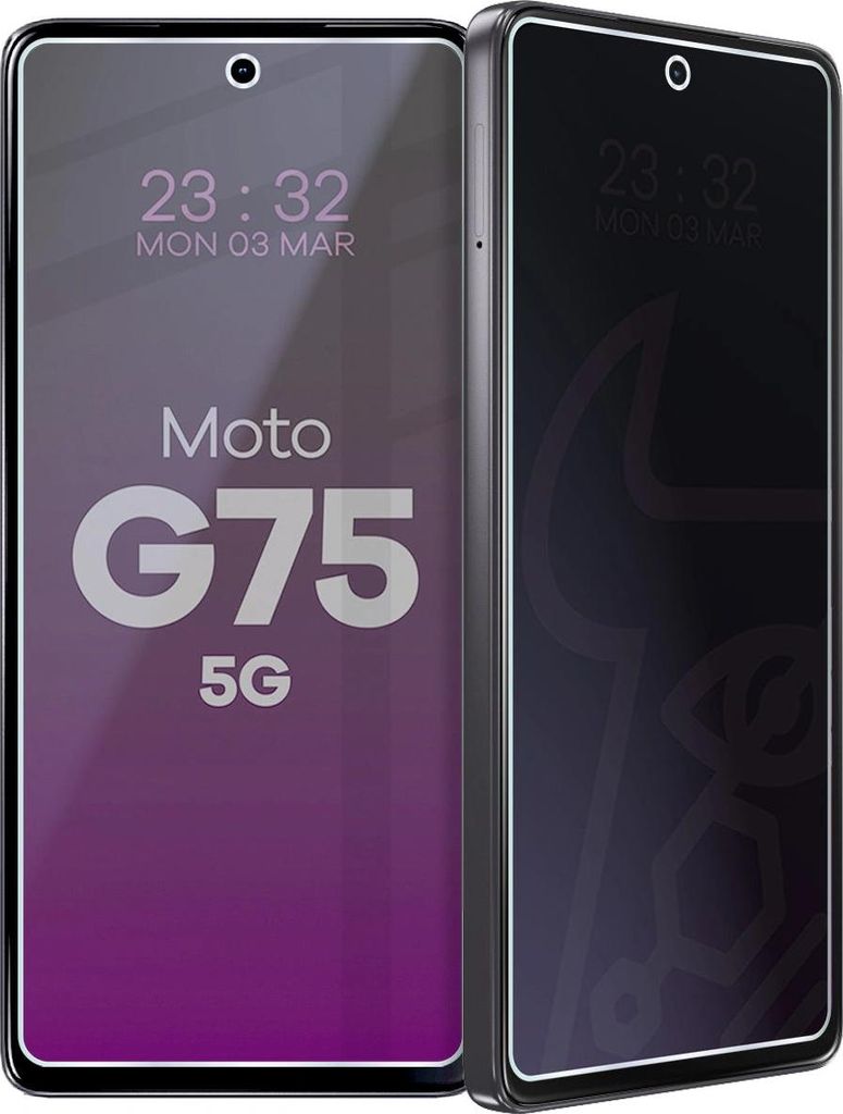 Hybridglas mit Privatschutzfilter für Motorola Moto G75 5G, Produktbild 