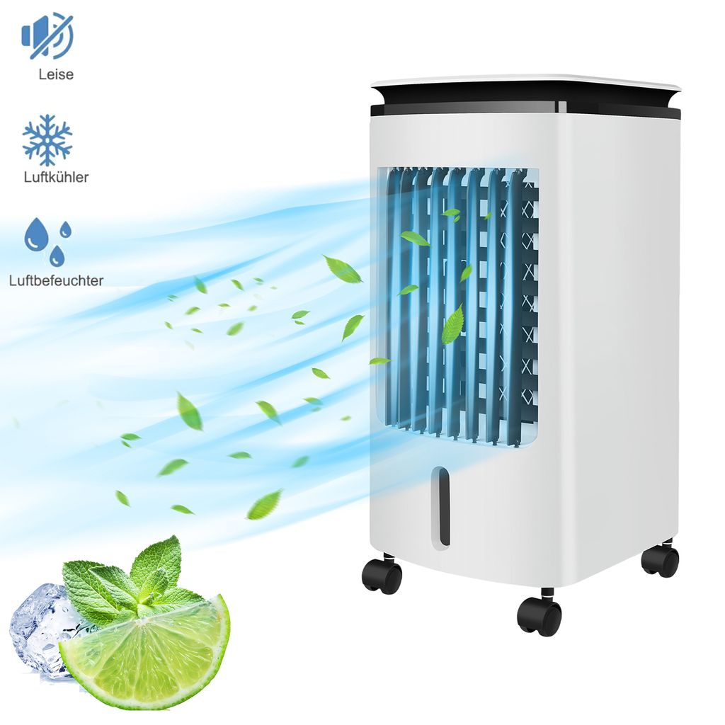 Luftkühler Luftbefeuchter Klimaanlage Klimagerät Ventilator Fernbedienung 80W 