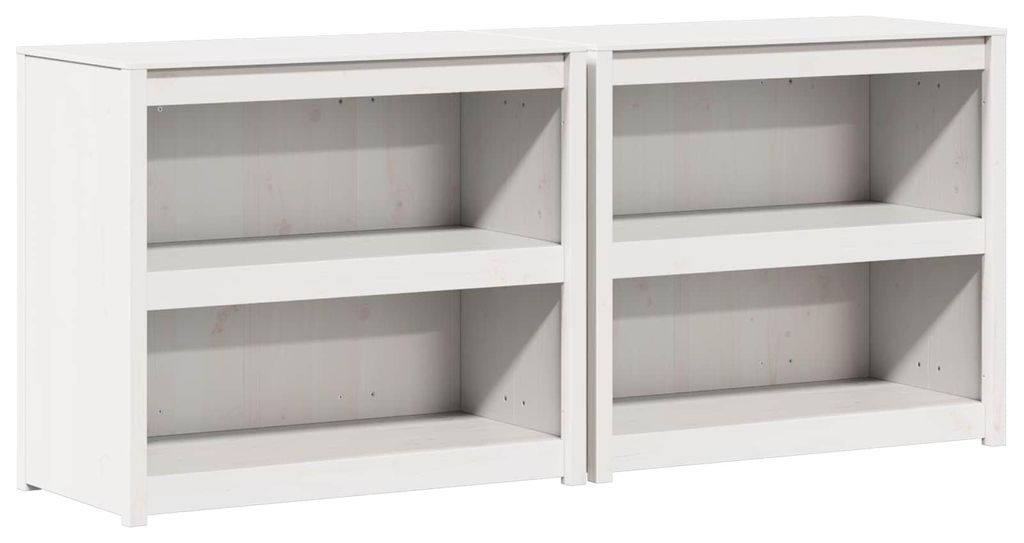 vidaXL Außenküchenschrank MEPPEL 2 pcs Weiß 212 x 55 x 92 cm