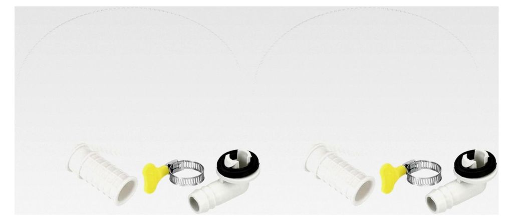 3,3 Fuß Ablassschlauch Klimaanlage Kit Universeller Ablassanschluss Ablassschlauch mit Klemme für Mini Split Fenster Klimaanlage Geschirrspülmas...