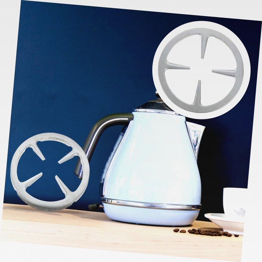 2 Stück Teiliges Kaffeezubehör Runder Hitzebeständiger Eisenhalter als Stabiler Rutschfester Gasherd Ständer für Kaffeekanne Vielseitiger Topf...