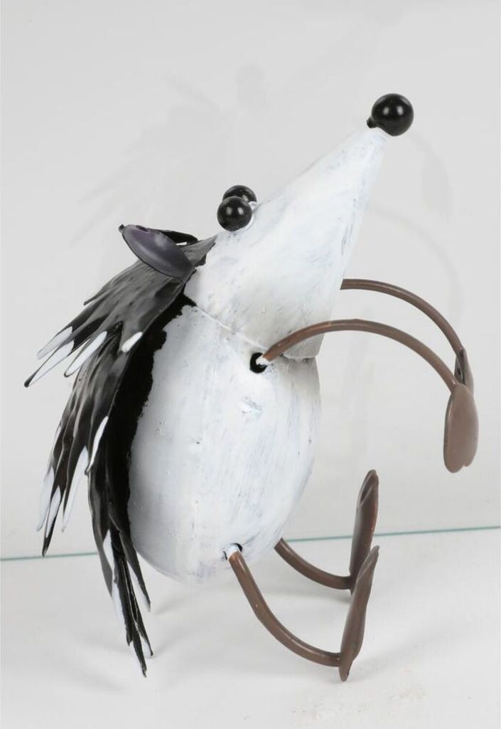 24x Topfhänger Metall Maus Igel Garten Dekoration Blumenkübel Hängend Pflanzen