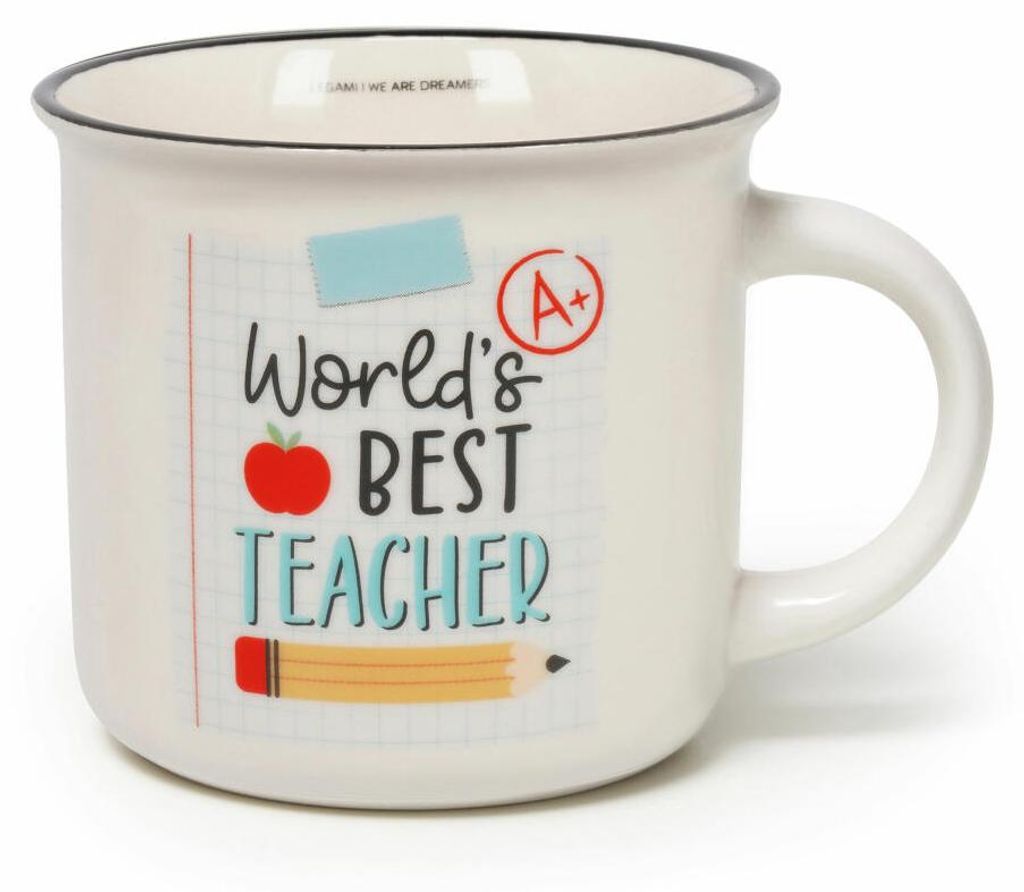 Legami Cup-Puccino Mug Teacher, Kaffeetasse, Tasse, Becher, New Bone China, 350 ml, CUP0066