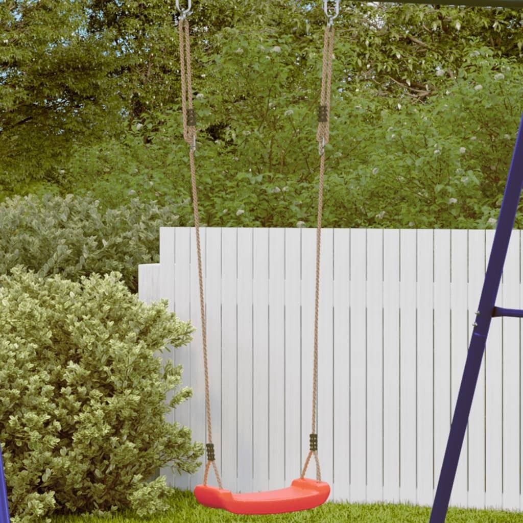 Schaukelsitz für Kinder Verstellbar Rot, Gartenspielgeräte-Zubehör 2024 Neu