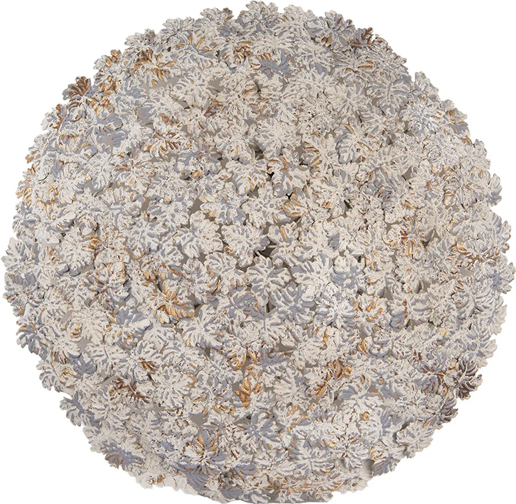 Grande Décoration Murale Lumineuse 62cm en Métal Gris - Luminaire de Salon