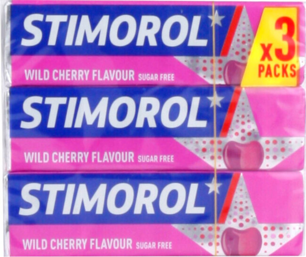 Stimorol Wild Cherry Flavour 3x10 Dragees 42g Produktbild 