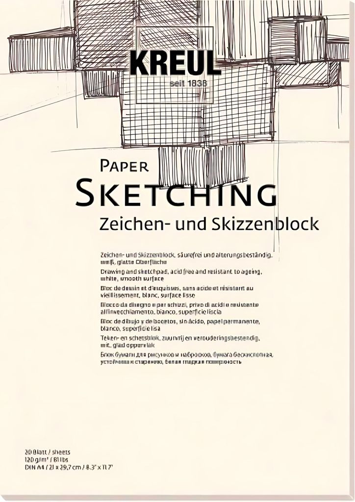 Kreul Paper Sketching Skicář 20 A4 Obrázek produktu 