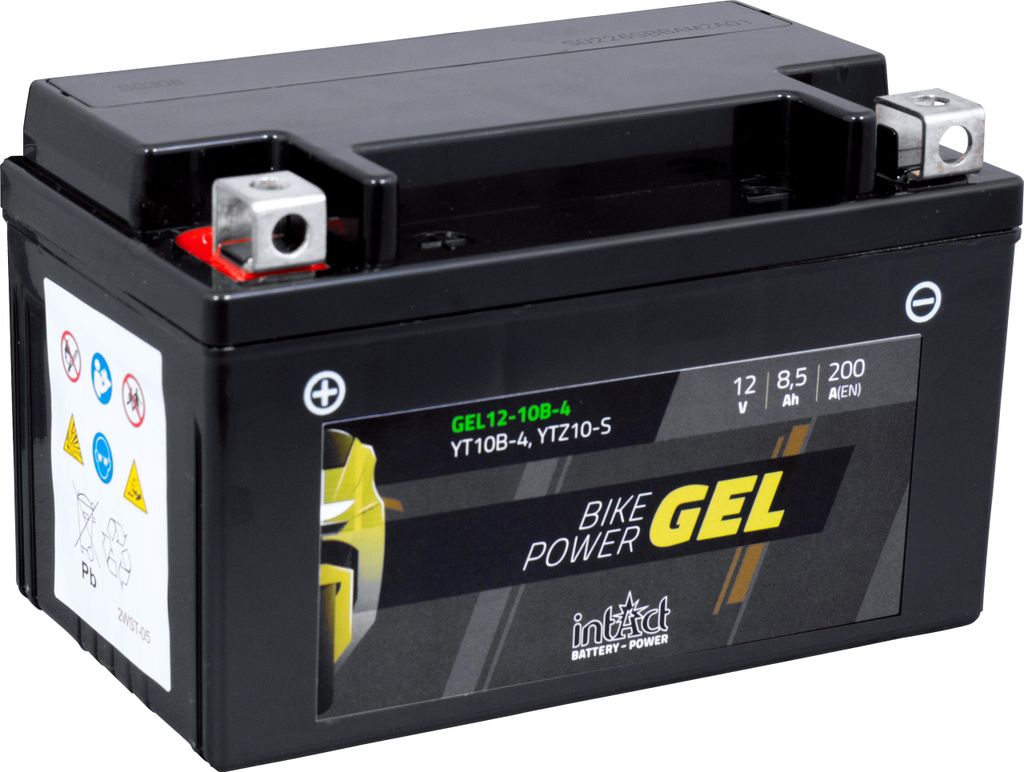 INTACT Bike Power-Batterie GEL YTZ10-S, YT10B-4 Produktbild 