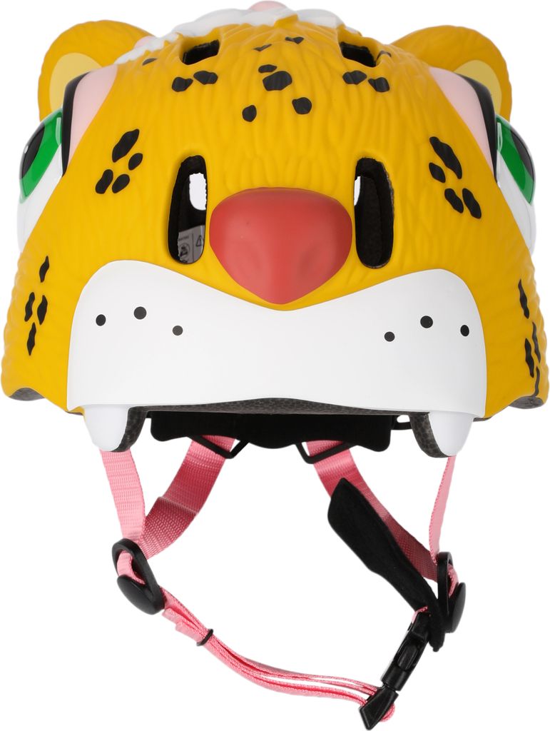 CRAZY SAFETY Casque de vélo Léopard avec design d'animal Image du produit 