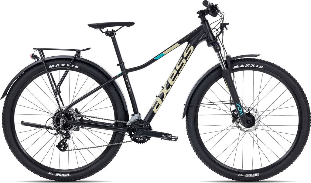 Axess MEEA DX ATB Damen-Mountainbike für Stadt & Offroad-Trips 29 Zoll Schwarz 19 Zoll