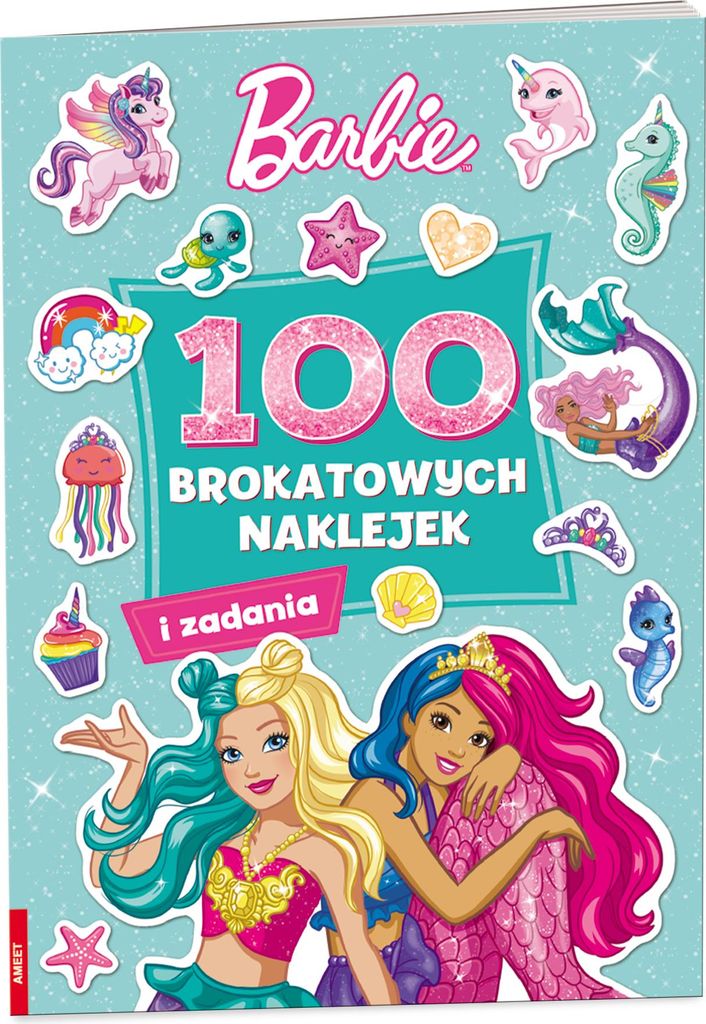 Barbie Dreamtopia 100 Brokatowych Naklejek