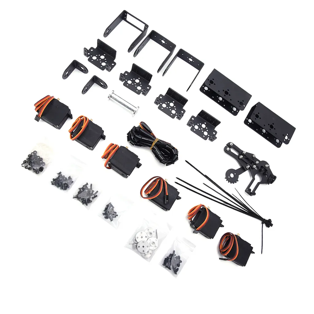 Manipulateur Robotique 6 Axes avec Pince Mécanique en Kit DIY Complet