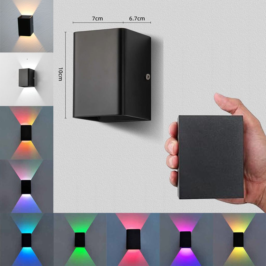 2x Moderne Led Wandleuchte Schwarz Innenwandleuchten Mit Produktbild 12