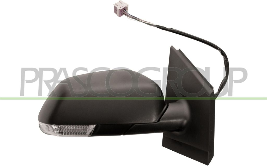 PRASCO VG0227313 Außenspiegel Seitenspiegel Rechts für VW POLO (9N) Beheizt Elektrisch