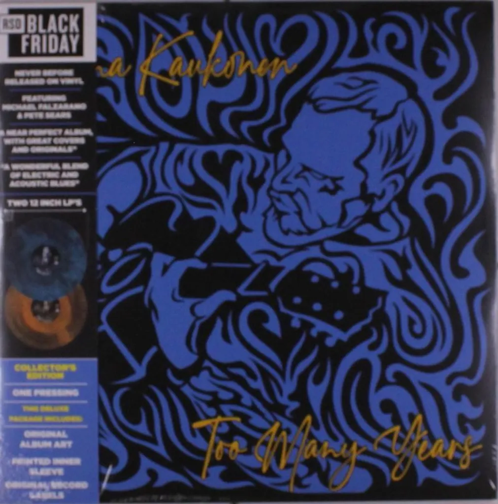Album Jorma Kaukonen Too Many Years Vinyle Coloré Idéal Collectionneur