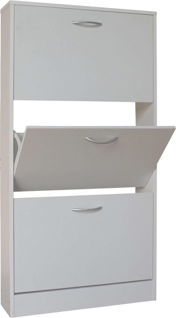 Schuhschrank Thekla 59x115x17 cm, belastbar bis 10 kg Produktbild 