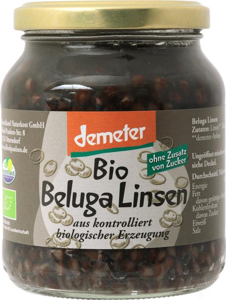 Beluga Linsen 330g Produktbild 