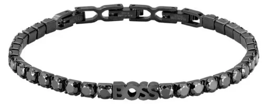 Bracelet tennis homme chic avec cristaux pour costume de cérémonie
