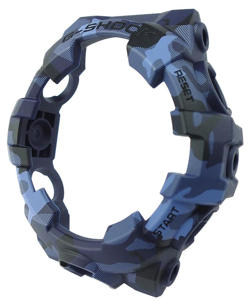 Casio G-Shock Bezel aus Resin Lünette Camouflage blau Produktbild 