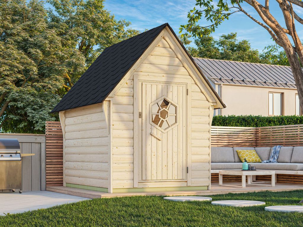 Fjordholz Saunakota Modell Juna 3,8 m²