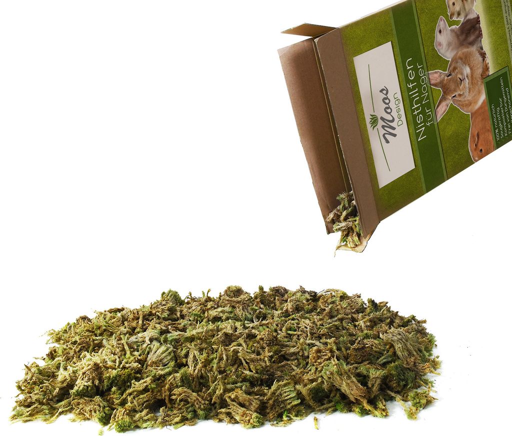 Nisthilfe Moos Substrat für Nager – 100% natürlich, Produktbild 