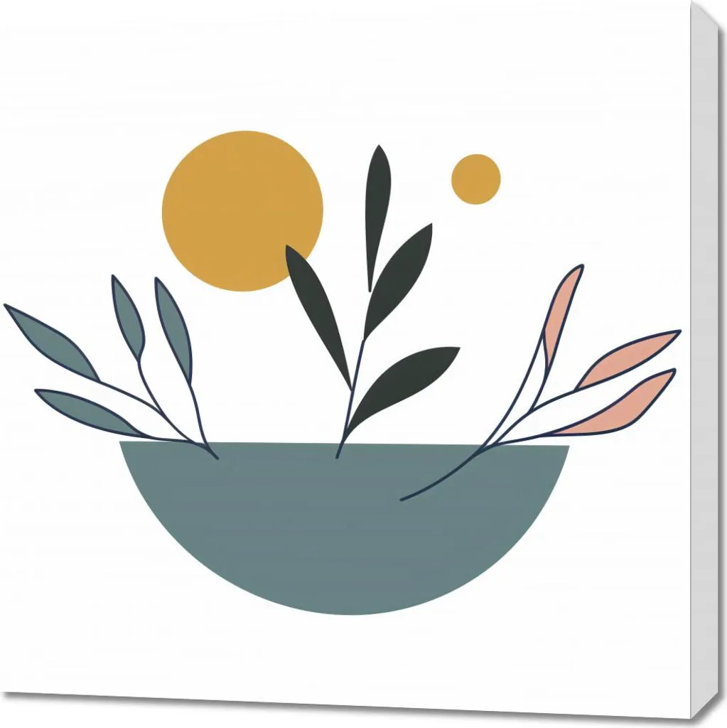 Quadro Vegetale Stabilizzato 70x70 | Arredo Minimal Luxury | Green Wall