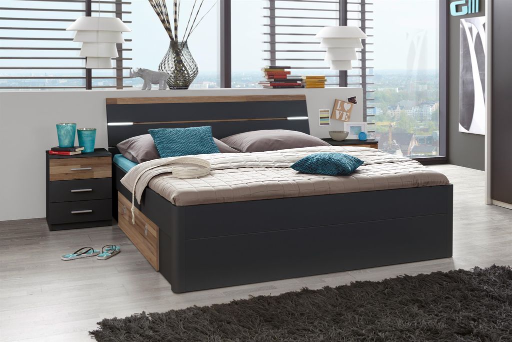 Bettanlage Jugendbett Bettgestell Ehebett Bettrahmen Produktbild 